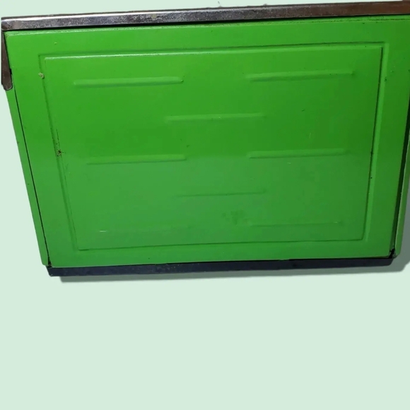 Vintage Super Deluxe green tin toy stove - Picture 4 of 7